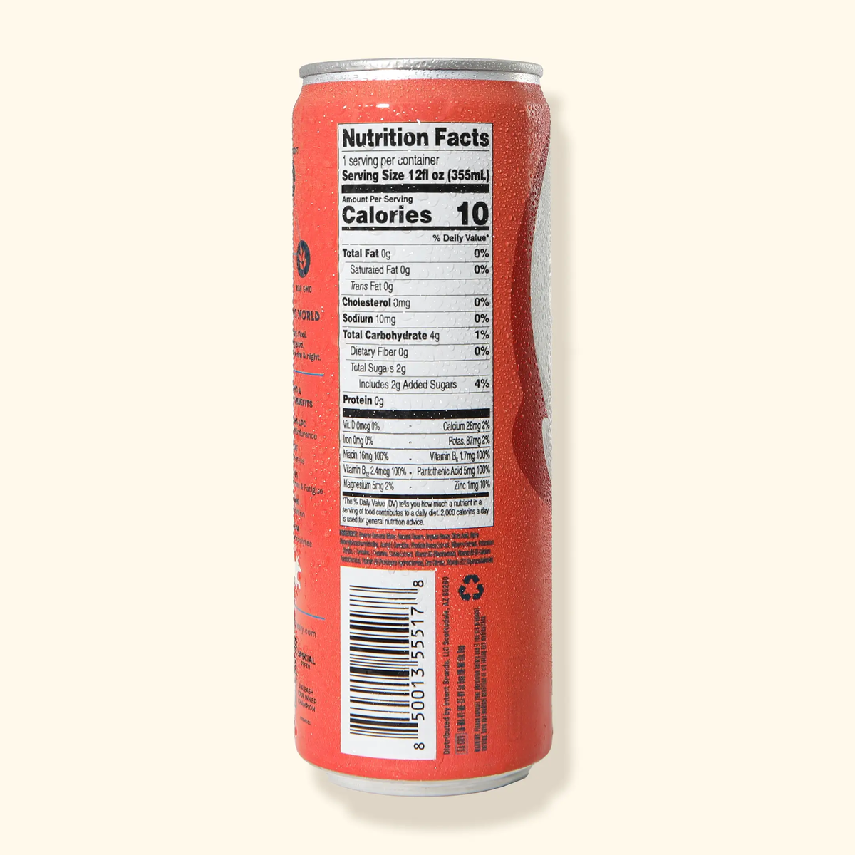 Sly™ BOOST Berry No Caffeine Energy Drink (12oz) 81224 Pack Drink on the SLY™