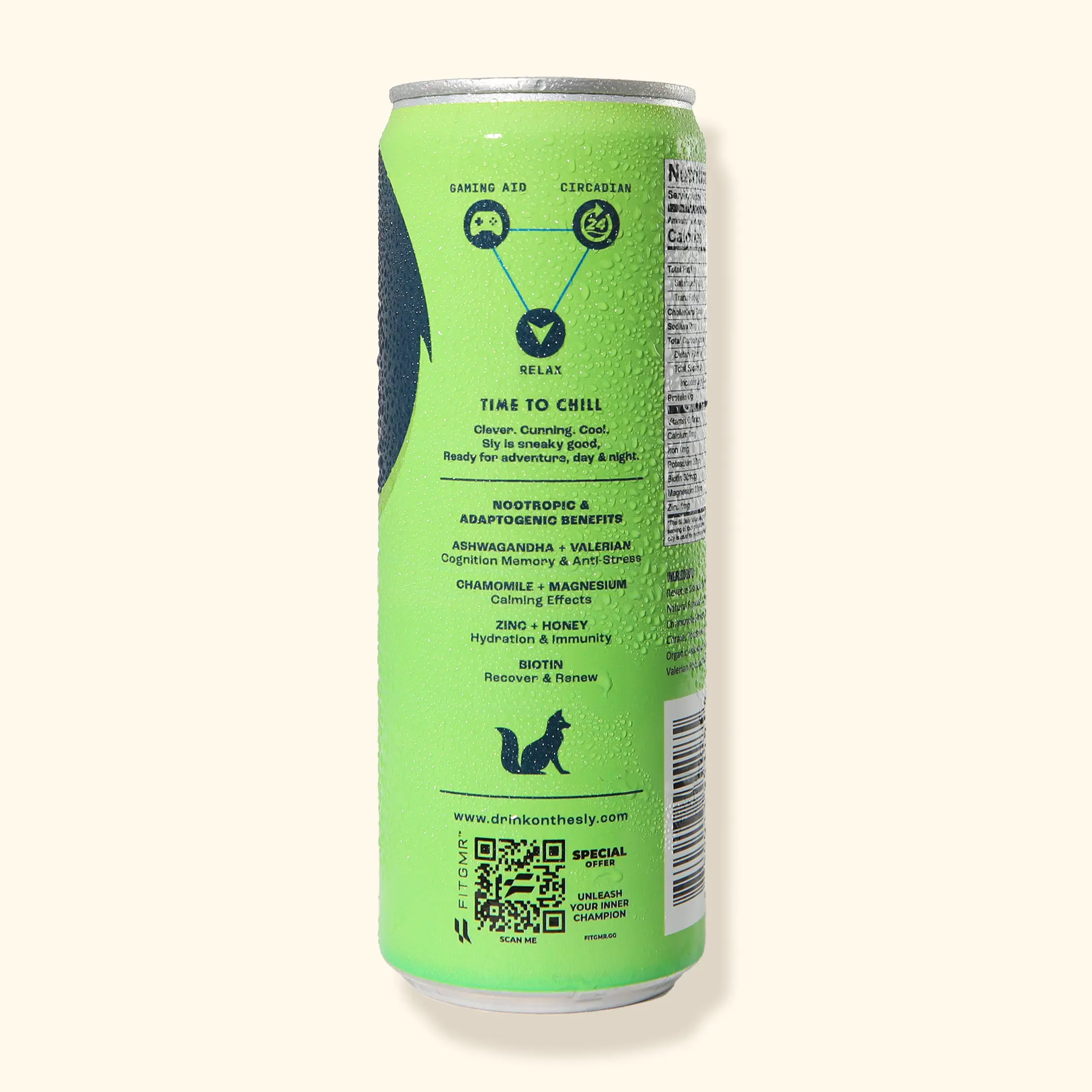 Sly™ CHILL Citrus - 12oz   Brain + Body Relaxation Drink