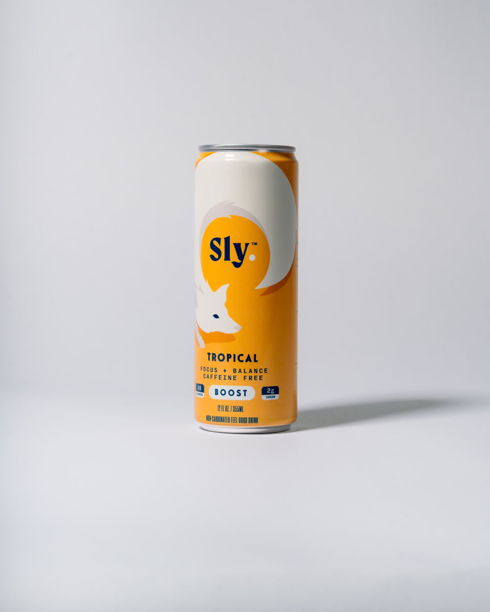 SLY™ BOOST Tropical | Caffeine-Free Focus Drink | Nootropic Energy